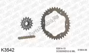 DC 39K3542 chain kit chain kit, alu 520 conv - Bottom side