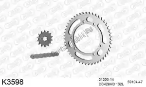 DC 39K3598 chain kit chain kit, steel - Bottom side