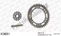 39K3651, DC, Chain kit chain kit, alu 525 conv    , New