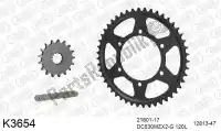 39K3654, DC, Kit chaine kit chaine, acier    , Nouveau