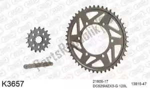 DC 39K3657 chain kit chain kit, alu 525 conv - Bottom side