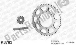 Here you can order the chain kit chain kit, steel from DC, with part number 39K3793: