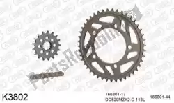 Here you can order the chain kit chain kit, alu 520 conv from DC, with part number 39K3802: