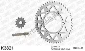 DC 39K3821 chain kit chain kit, aluminum - Bottom side