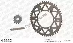 Here you can order the chain kit chain kit, aluminum from DC, with part number 39K3822: