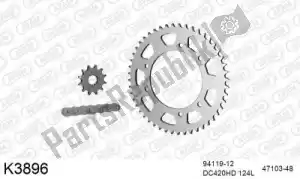 DC 39K3896 chain kit chain kit, steel - Bottom side