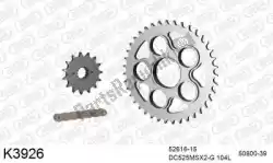 Aquí puede pedir kit de cadena kit de cadena, acero de DC , con el número de pieza 39K3926: