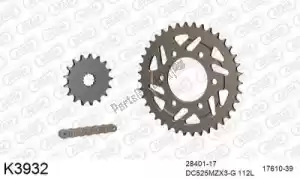 DC 39K3932 chain kit chain kit, aluminum - Bottom side