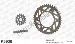 Here you can order the chain kit chain kit, alu 520 conv from DC, with part number 39K3936: