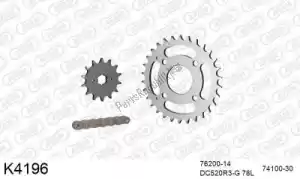 DC 39K4196 chain kit chain kit, steel - Bottom side
