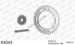 Here you can order the chain kit chain kit, steel from DC, with part number 39K4243: