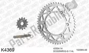 DC 39K4369 chain kit chain kit, aluminum - Bottom side