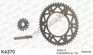 DC 39K4370 chain kit chain kit, aluminum - Bottom side