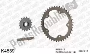DC 39K4539 chain kit chain kit, aluminum - Bottom side
