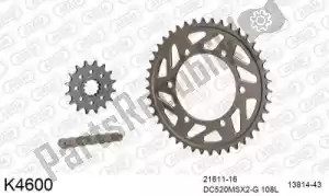 DC 39K4600 chain kit chain kit, alu 520 conv - Bottom side