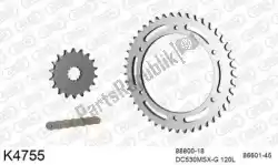 Here you can order the chain kit chain kit, steel from DC, with part number 39K4755: