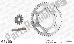 Here you can order the chain kit chain kit, steel from DC, with part number 39K4765:
