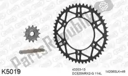 Here you can order the chain kit chain kit, steel from DC, with part number 39K5019: