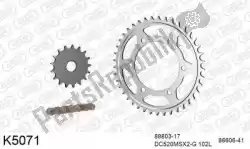 Here you can order the chain kit chain kit, steel from DC, with part number 39K5071: