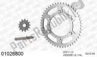 39001026800, Afam, Kit de cadena kit de cadena, acero    , Nuevo