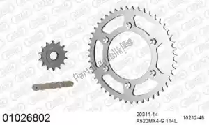 AFAM 39001026802 chain kit chain kit, steel - Bottom side