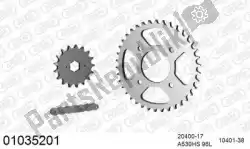 Here you can order the chain kit chain kit, steel from Afam, with part number 39001035201: