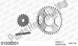 AFAM 39001035201 chain kit chain kit, steel - Bottom side