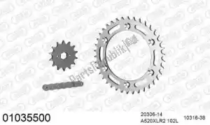 AFAM 39001035500 chain kit chain kit, steel - Bottom side