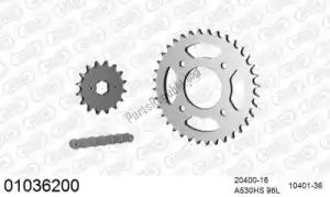AFAM 39001036200 chain kit chain kit, steel - Bottom side