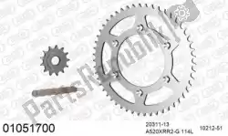 Aquí puede pedir kit de cadena kit de cadena, acero de Afam , con el número de pieza 39001051700: