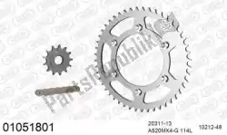 Here you can order the chain kit chain kit, steel from Afam, with part number 39001051801: