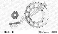 39001070700, Afam, Chain kit chain kit, steel    , New