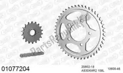 Here you can order the chain kit chain kit, steel from Afam, with part number 39001077204: