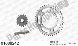 Aquí puede pedir kit de cadena kit de cadena, acero de Afam , con el número de pieza 39001086242: