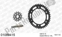 39001089415, Afam, Chain kit chain kit, steel racing    , New