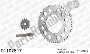 AFAM 39001107817 chain kit chain kit, aluminum - Bottom side