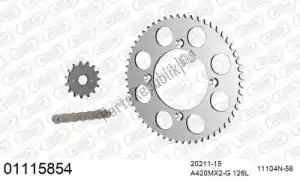 AFAM 39001115854 kit chaine kit chaine aluminium - La partie au fond