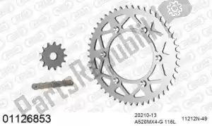 AFAM 39001126853 chain kit chain kit, aluminum - Bottom side
