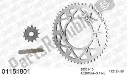 Here you can order the chain kit chain kit, aluminum from Afam, with part number 39001151801: