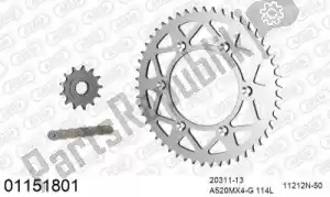 AFAM 39001151801 chain kit chain kit, aluminum - Bottom side