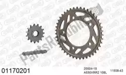 Here you can order the chain kit chain kit, aluminum from Afam, with part number 39001170201: