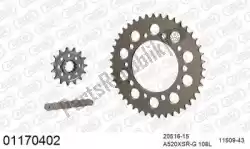 Here you can order the chain kit chain kit, alu racing from Afam, with part number 39001170402: