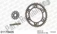 39001170405, Afam, Chain kit chain kit, alu racing    , New
