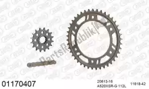 AFAM 39001170407 chain kit chain kit, alu racing - Bottom side