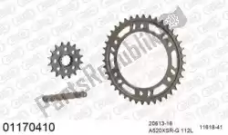 Aquí puede pedir kit de cadena kit de cadena, aluminio racing de Afam , con el número de pieza 39001170410: