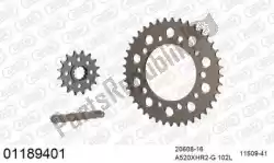 Here you can order the chain kit chain kit, alu racing from Afam, with part number 39001189401: