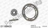 39001189405, Afam, Ketting kit chainkit, alu racing    , Nieuw