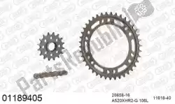 Here you can order the chain kit chain kit, alu racing from Afam, with part number 39001189405: