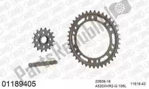 AFAM 39001189405 chain kit chain kit, alu racing - Bottom side