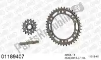 39001189407, Afam, Chain kit chain kit, alu racing    , New